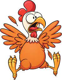 196 Cartoon Of The Scared Chicken Illustrations & Clip Art - iStock